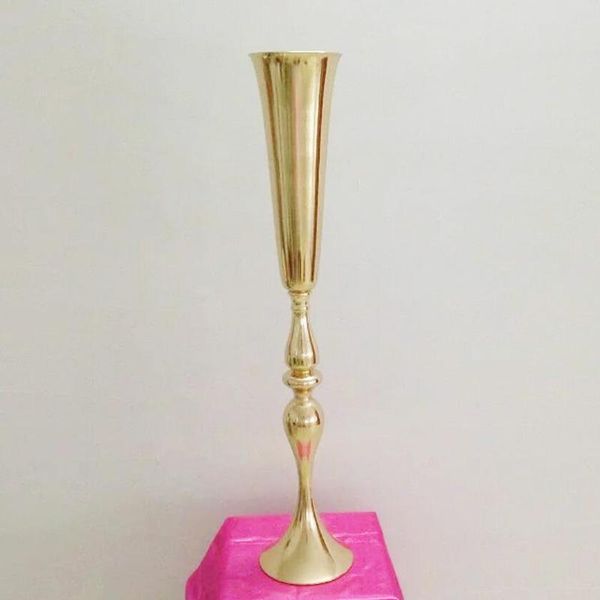 

party decoration wholesale iron chorme candle stick tall candlestick with bowl stem events