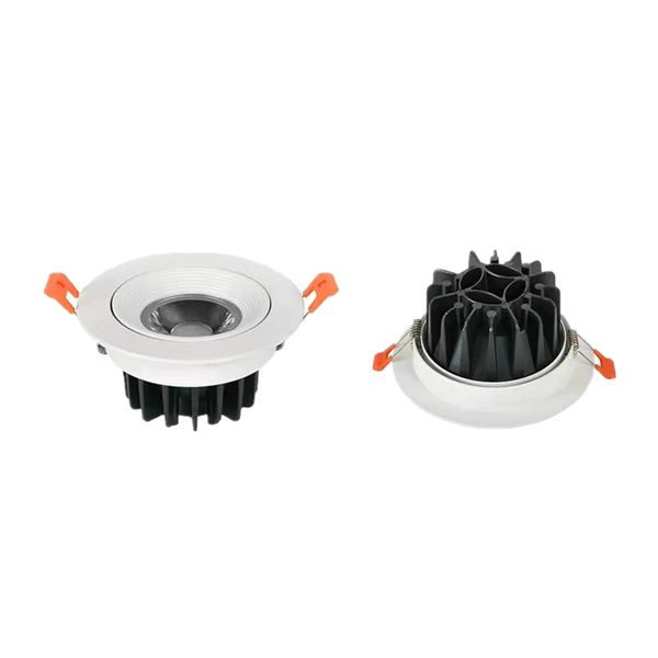 

downlights dimmable ac 110v 220v led cob downlight 7w 9w 12w 15w 18w 20w spot light 4000k ceiling lamp for indoor lighting - warm white