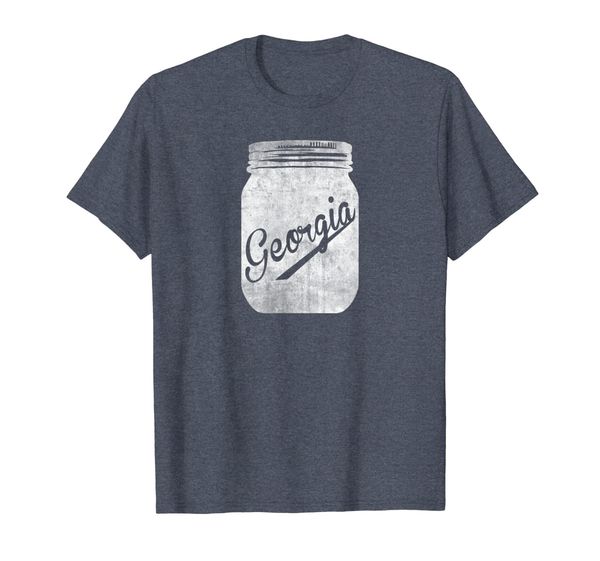 

georgia state canning jar t-shirt ball mason canner, White;black