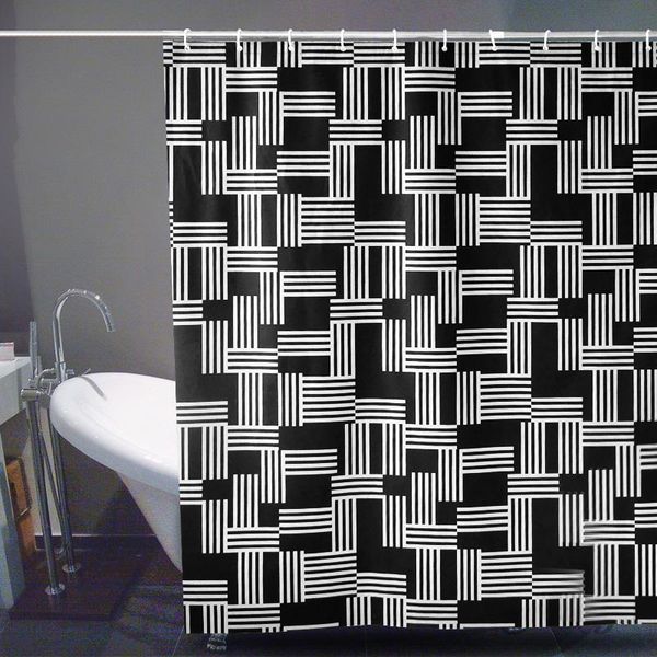 

shower curtain bathroom waterproof not transparent model designer bath show with hooks curtains