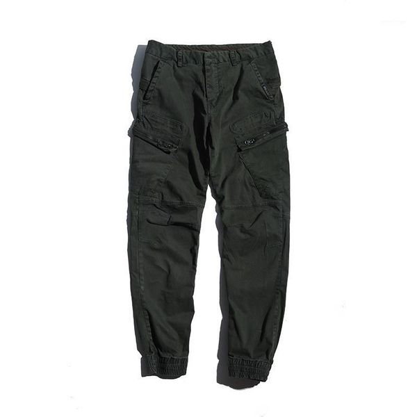 

men's pants glacialwhale mens cargo men 2021 fashion joggers male hip hop japanese streetwear trousers jogging armygreen for, Black