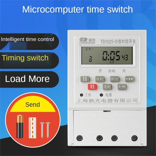 

smart home control power timing kg316t tb1025-b microcomputer time switch street light controller 220v automatic water pump