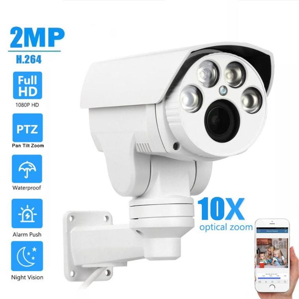 

cameras full hd resolution 2.0mp 5.0mp ip camera ptz outdoor 4x 10x optical zoom motorized auto focus security cctv motion onvif