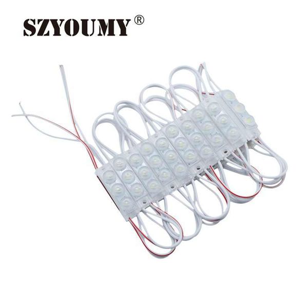 

waterproof ip68 led module 3 chips with optical lens, white light 1.48w 60lm boxes for make up mirror modules