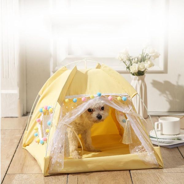 

dog cat bed hammock house accessories products teepee tent pet small dogs closed cozy home waterproof fabric pets cushion kennels & pens