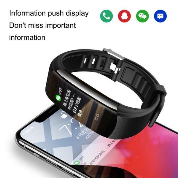 

smart bracelet men women heart rate band sleep monitor blood pressure fitness tracker waterproof color screen sports watch activity trackers