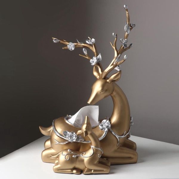 

tissue boxes & napkins deer box living room coffee table office home luxury creative decoration wedding gift