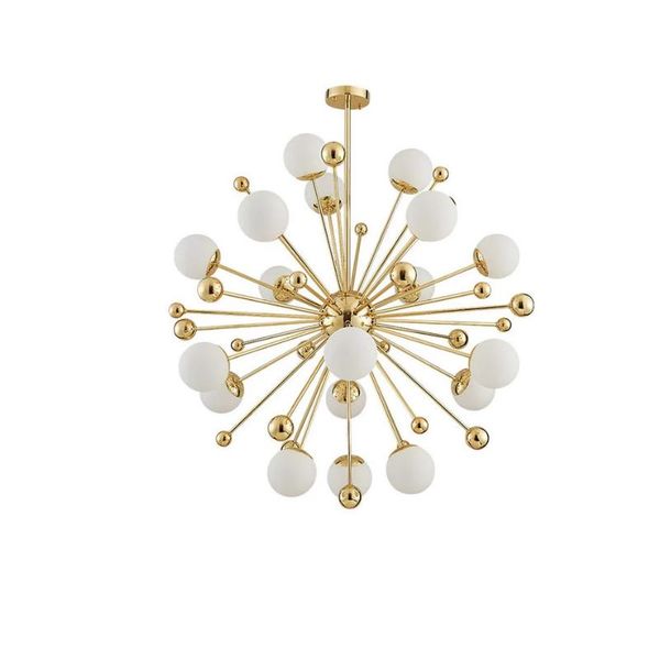 

pendant lamps light luxury post-modern minimalist glass ball chandelier living room dining bedroom stylish