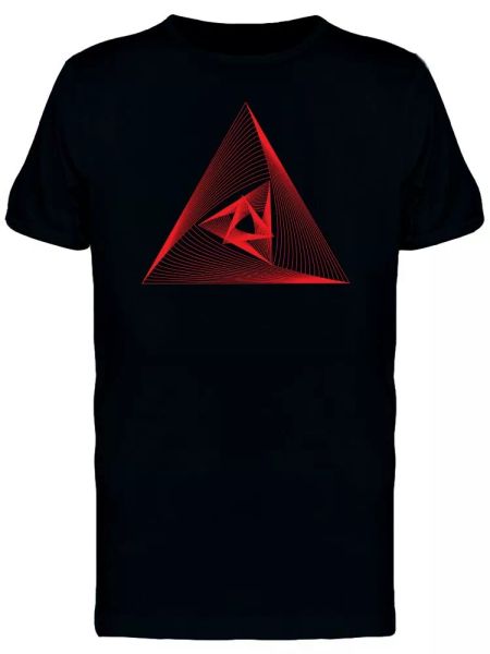 

Red Triangle Hipster Art Men's Tee -Image by Shutterstock, White;black
