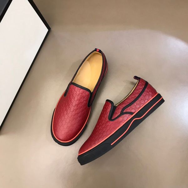 

personality fashion famous comfortable and antiskid slippers boys sneakers lace-up shoes with genuine leather casual q4, Red;white