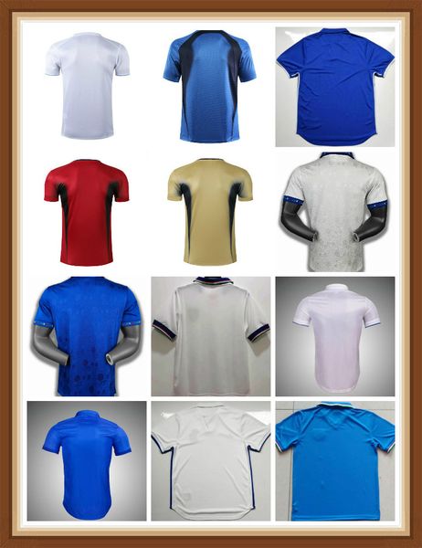 

1982 italy retro soccer jersey 1990 1996 1998 2000 home football 1994 maldini baggio donadoni schillaci totti del piero 2006 pirlo inzaghi b, Black;yellow