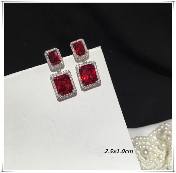 

dangle & chandelier drop earrings for women s925 sterling silver luxury temperament eardrop fine jewelry simple style
