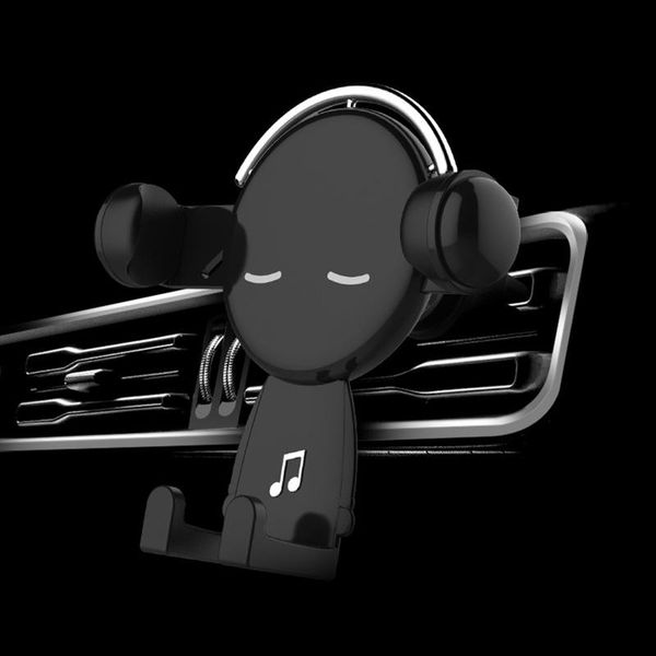 

lecolli mobile phone holder car air outlet cartoon navigation cell mounts & holders