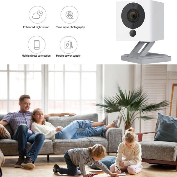 

auto track intelligent camera sound monitor smoke recogner time-lapse shooting adjustable base security recorder webcams