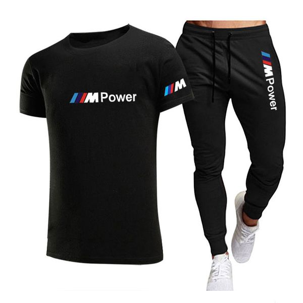 

men's tracksuits 2021 summer leisure fashions male brand ensemble tracksuits men's sports track suits sweatsuit short sleeves t sh, Gray
