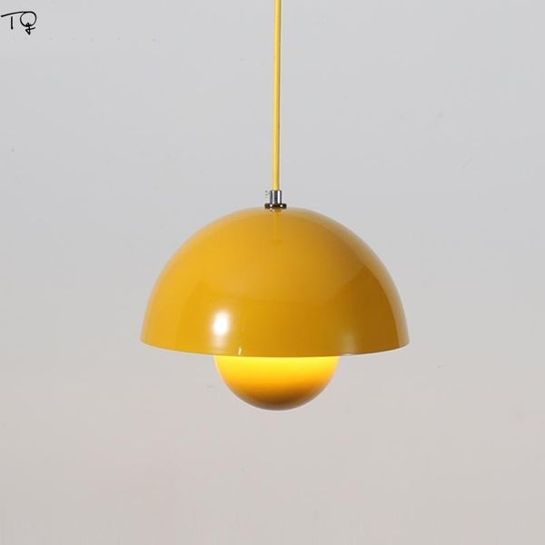 

danish design flowerpot vp1 pendant lights metal iron art minimalist led hanging lamp restaurant living/dining room bedroom lamps
