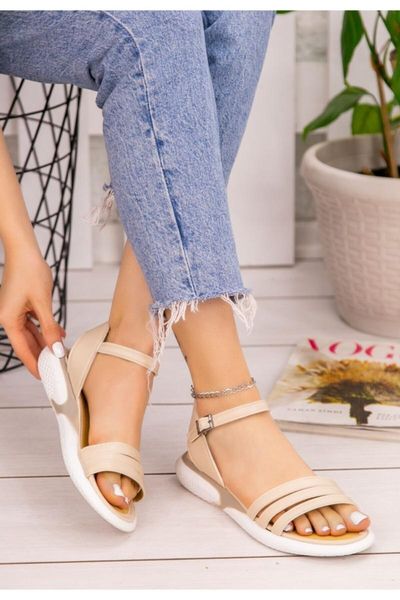 

sandals women's skin, Black