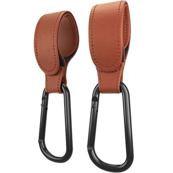 

stroller parts & accessories baby hooks pu leather metal buckle trolley multifunctional children's car