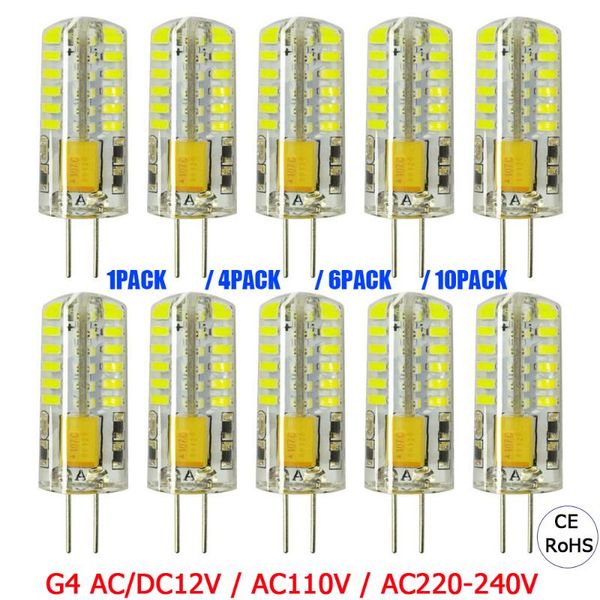 

mini g4 led bulb ac/dc12v ac110v ac220v light 360Â° beam angle chandelier replace halogen lamps home decor d30 bulbs