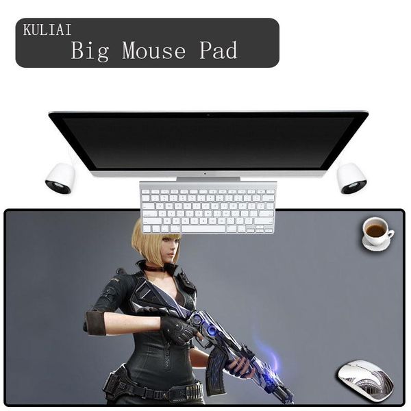 

mouse pads & wrist rests xgz fashion mousepad gun game mat 30x70 large gaming player office desk pad cool pc keyboard custom