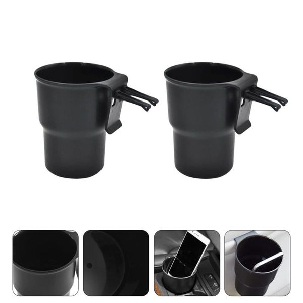 

car organizer 2pcs cup holder auto drinks multi-functional storage box trash bin