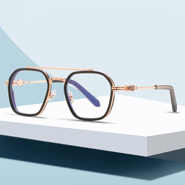 

design 2021 euro tide frame tr90 new tiktok, the same type glasses, anti blue light mirror., White;black