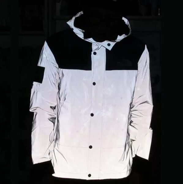 

mens jacket reflective color waterproof windbreaker coat men outerwear stylist letter printed cycling jerseys men's fashion casual jack, Black;brown