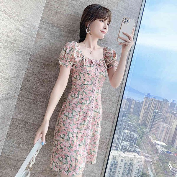 

factoryg9y2 flower and spicy dress women's wear fragmentary 2021 spring new sweet girl summer decoration body short skirt, White;black