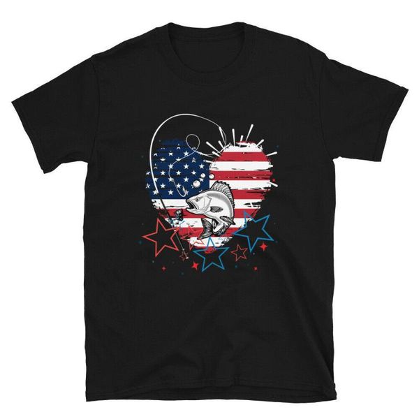 

men's t-shirts funny 4th of july fishing fourth 2021 patriotic usa flag t-shirt, White;black