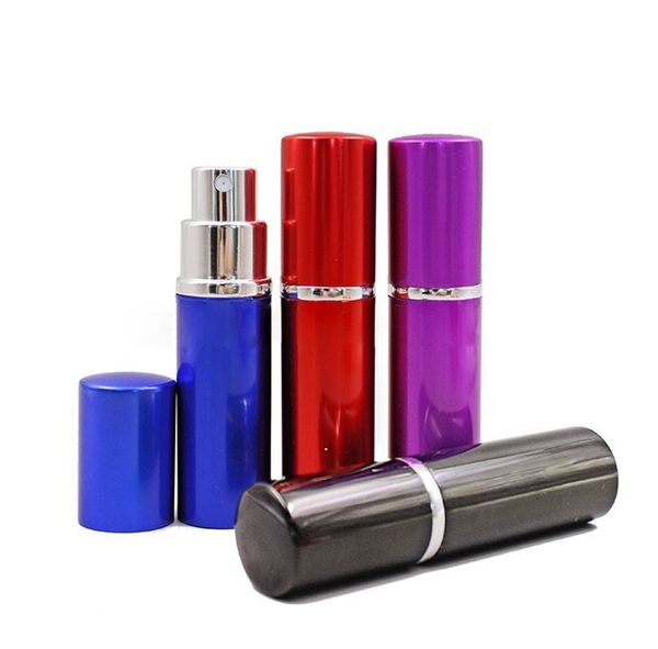 

10ml perfume bottle mini portable refillable perfume aluminum atomizer spray bottle traveler empty bottles for cosmetics botellas vacas