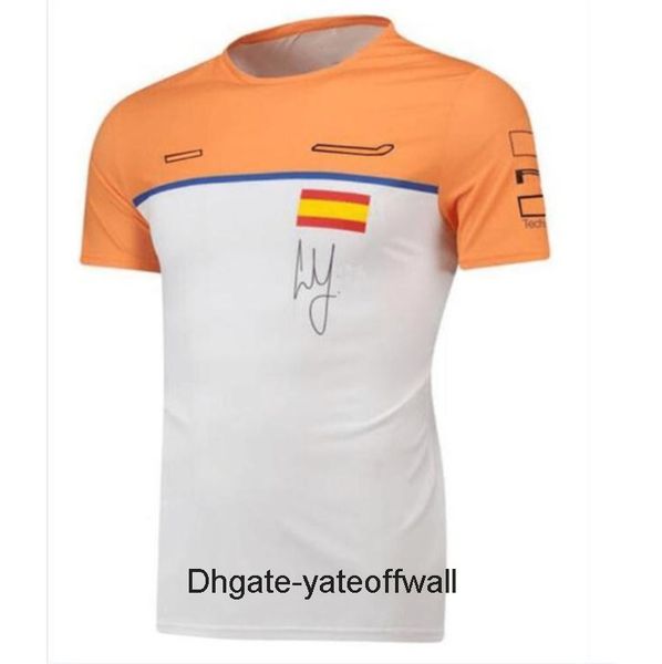 

summer t shirts men's f1 formula one racing brands t-shirts mens womens casual sports short sleeve race jersey with the same custom sty, White;black