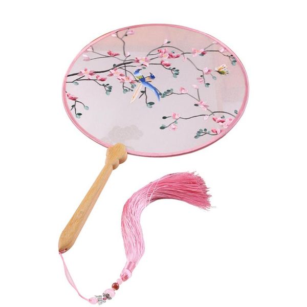 

wedding flowers bridal bouquet 2021 double faced embroidery fan bridesmaid accessories