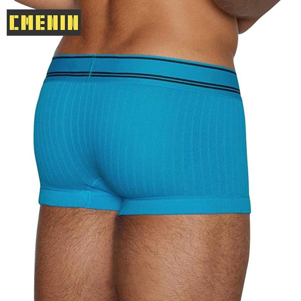 

underpants cmenin bs cotton gay men's panties boxers shorts hip raise trunks man underwear boxer men for bs3134, Black;white