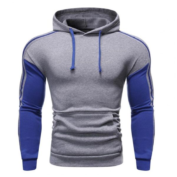 

men's sweaters soft stylish solid color men hoodie long sleeve for sports, White;black