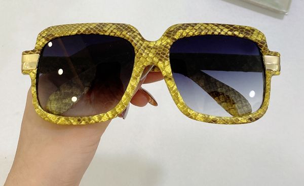 

vintage yellow leather sunglasses 607 men classic glasses sunnies sonnenbrille uv400 protection new with box, White;black