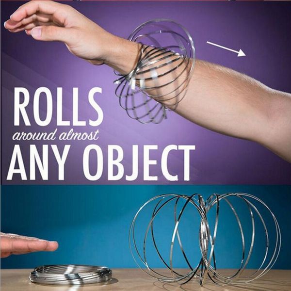 

flow ring kinetic spring toys 3d sculpture ring amazing flow ring toy toroflux amazing flow toy flowring kinetic spring toy gift