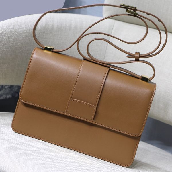 

luxurys designers women shoulder bag brown genuine leather cowhide crossbody bags