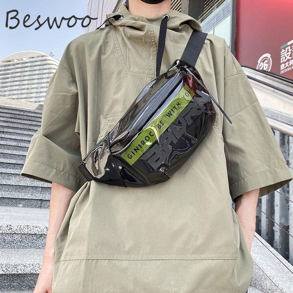 

waist bags men's bag fashion street stylish ins sport casual for women pvc transparent lovers chest wholesale shoulder
