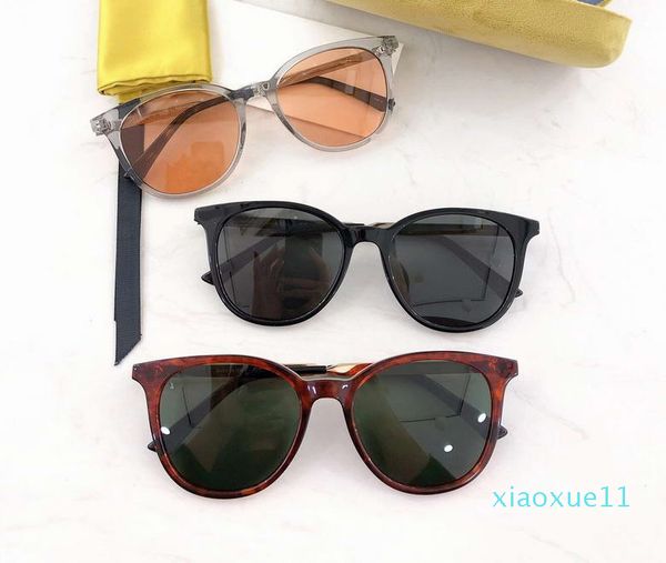 

havana green round mes sunglasses 0830 sonnenbrille occhiali da sole firmati fashion sunglasses uv protection eyewear with box, White;black