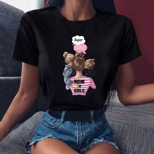 

zogankin girl mom men mothers mens love print black harajuku mama summer fashion cotton tee, White;black