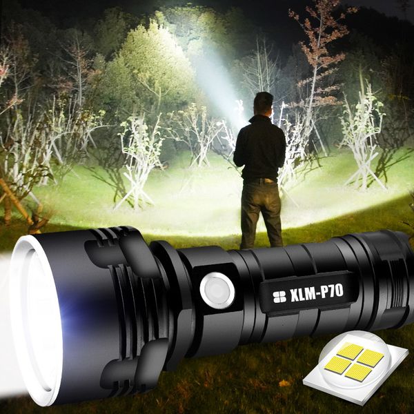 

torches shen ultra powerful led flashlight l2 xhp50 tactical torch usb rechargeable linterna waterproof lamp bright lantern mcii