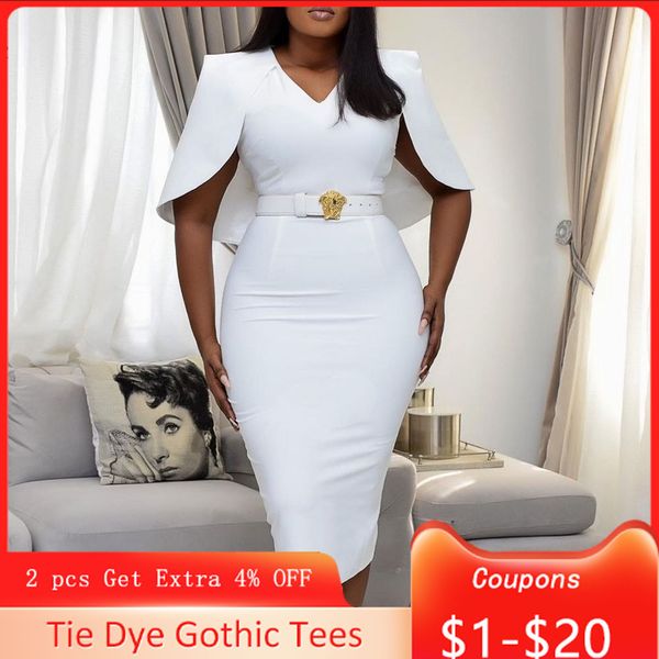 

african women v-neck half sleeve bodycon dress pure white mid-calf high waist party dresses elegant vestidos robes ol chic, Black;gray