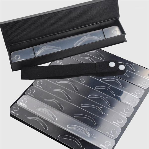 

wholesale- superior microblading training permanent makeup supplies eyebrow shaping stencils card nov 191