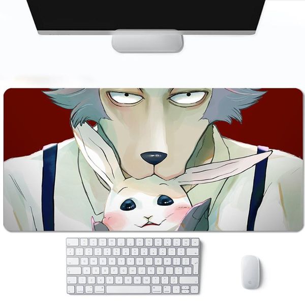 

mouse pads & wrist rests beastars carpets gamer girl desk gaming pad anime mat mats big mousepepad gamers accessories rubber mousepad comput