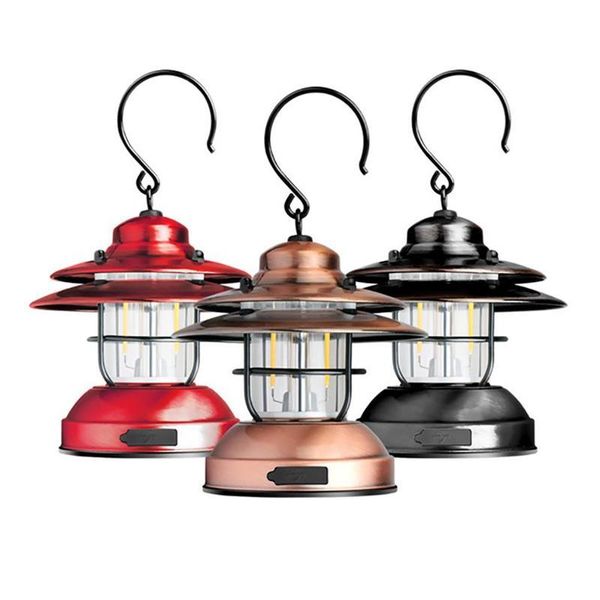 

portable lanterns mini hanging camping lantern usb outdoor light ground lamp rechargeable retro tent