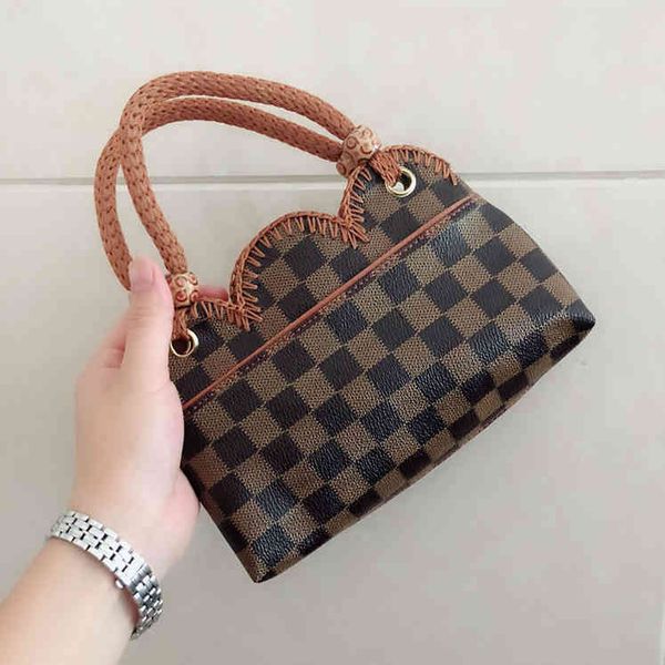 

handbags grandma bag middle-aged and elderly women's wife mini handbag printed mother's mobile phone