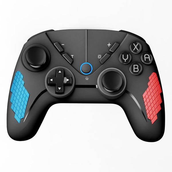 Çift Titreşim Hareket Sense Anahtarı Kolu Oyunları için Tek Düğmeli Bağlantı NS Gamepads Aksesuarları için PC Oyunu Kablosuz