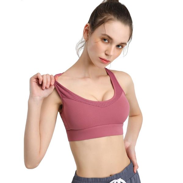 

yoga underwear woman high impact sports bra -proof adjustable back buckle running gym training workout for fitness outfit