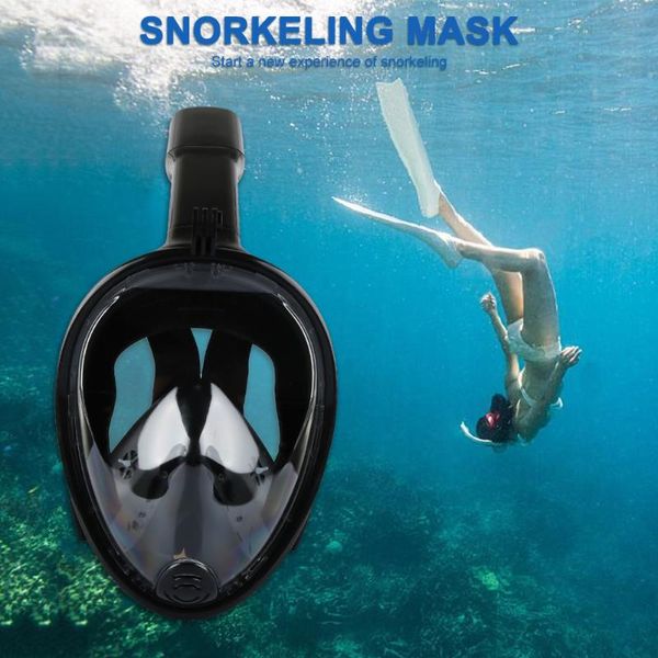 

diving masks full face scuba snorkeling mask respirator goggles children swimming equipment clear anti-fog accessories