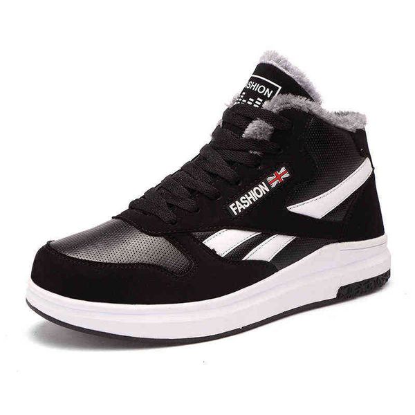 

winter couple shoes plush medium casual big children's cotton youth, Black